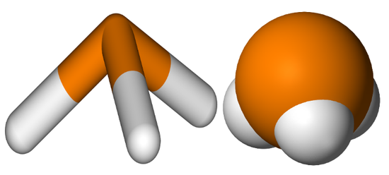 磷化氢分子丨图源：wiki